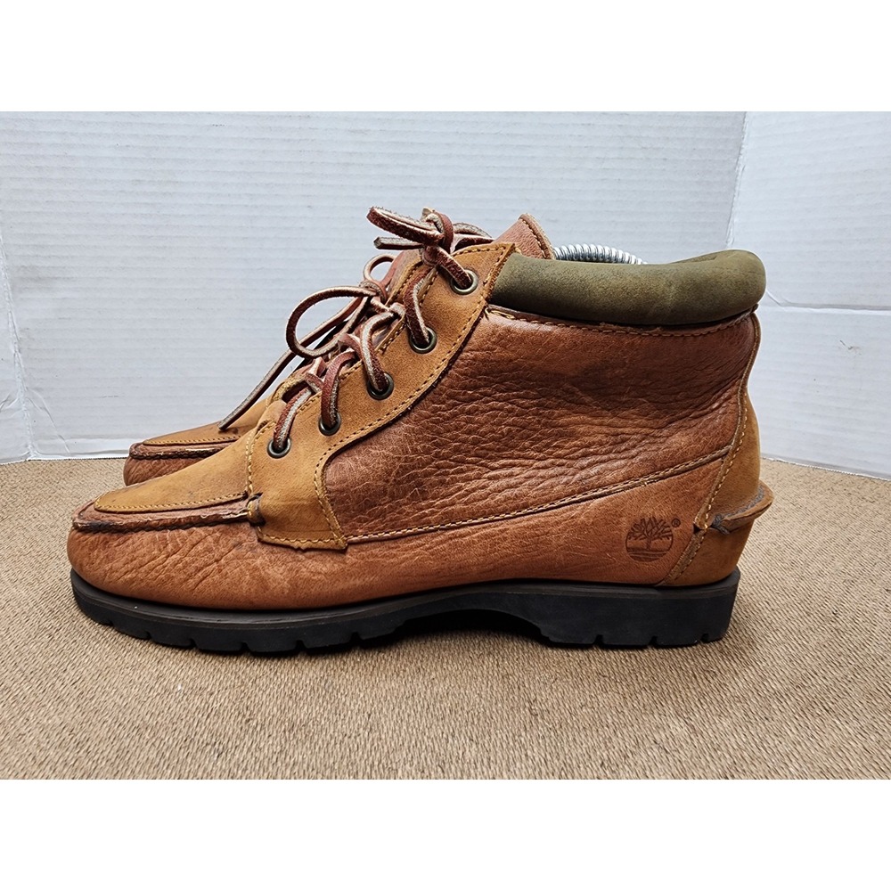 Timberland Womens Boot Karrie Waterproof Leather Chukka Shoes Sz 8 Excellent C